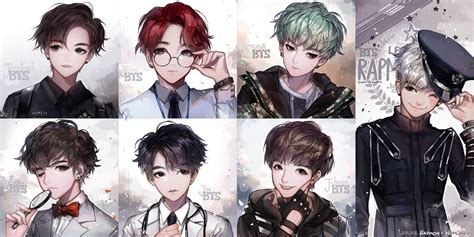 Bts Anime Hd Wallpapers Wallpaper Cave