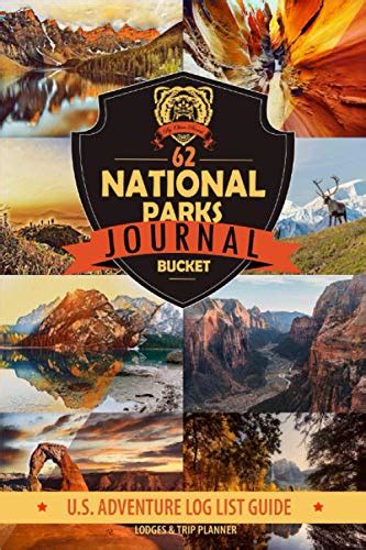 National Parks Bucket Journal Us Adventure Log List Guide America