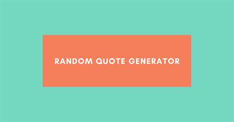 Random Quote of the Day Generator - Walter Pinem