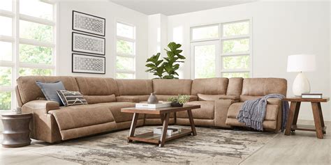 Warrendale Beige 3 Pc Power Reclining Sectional In 2020 Sectional