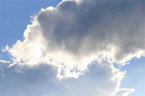 Dark Cloud With Luminous Underside Free Stock Photo Public Domain
