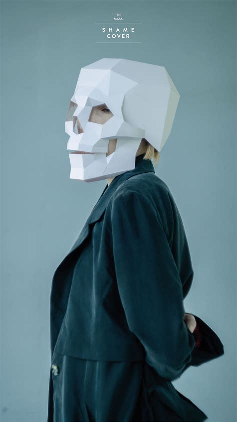 Skull Mask Papercraft Mask Face Mask Pdf Pattern Masks