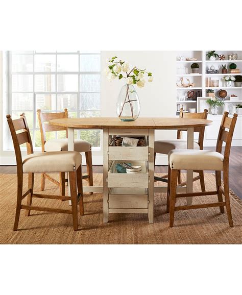 Trisha Yearwood Home Trisha Yearwood Coming Home Round Counter Height Drop Leaf Table And Reviews