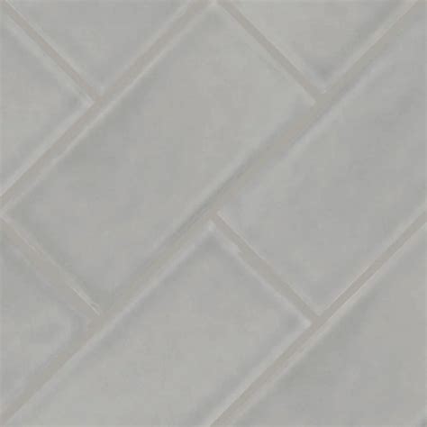 Msi Morning Fog Glazed Handcrafted Polished Ceramic Subway Tile 3x6