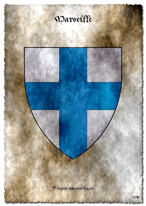 Arms Of Marseille Blason De Marseille Coat Of Arms Heraldry Arms