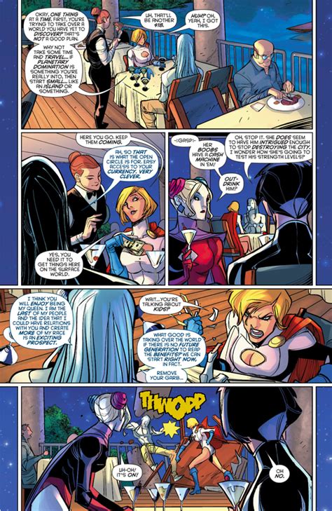 Power Girl Goes On A Date With Zorcrom Comicnewbies