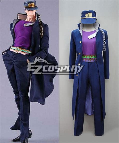 Jojos Bizarre Adventure Jotaro Kujo Cosplay Costume B Edition In
