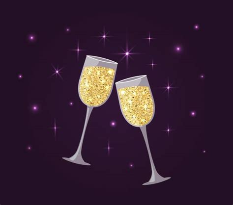 120 Champagne Glass Clink Stock Illustrations Royalty Free Vector Graphics And Clip Art Istock