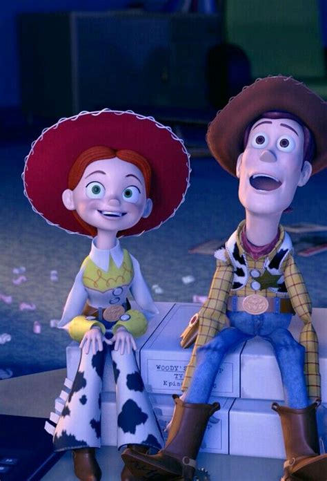 Woody And Jessie Watching Wishes Toy Story Movie Disney Toys Woody Toy Story