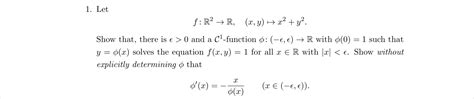 solved 2 1 let f r² r x y x2 y2 show that there