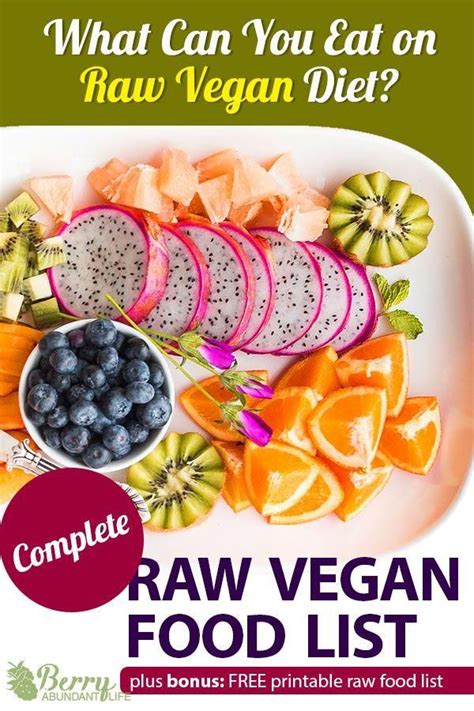 What Can You Eat On Raw Vegan Diet Raw Till 4 Diet In 2020 Vegan