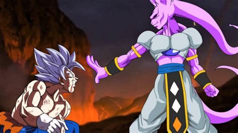 Goku Meets Beerus At 100 Power Youtube