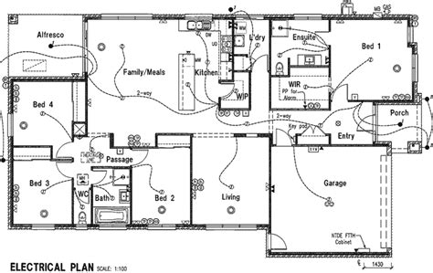 How To Draw An Electrical Floor Plan With Circuits Floorplansclick