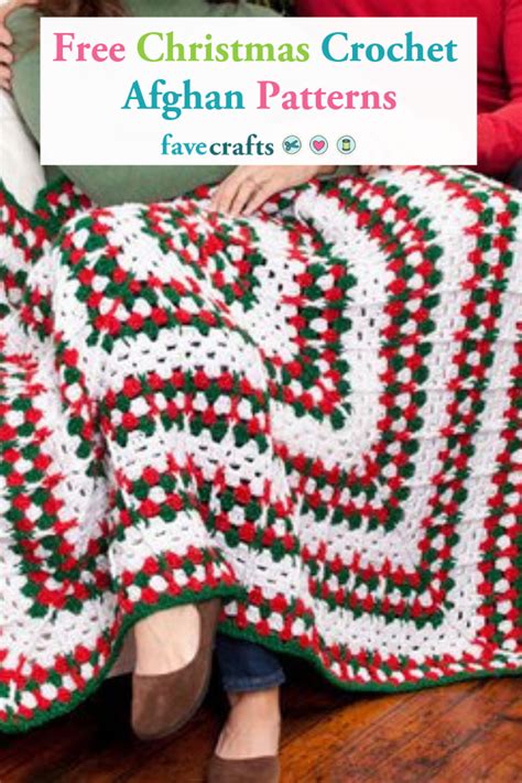 25 Free Christmas Crochet Afghan Patterns Christmas Crochet Patterns