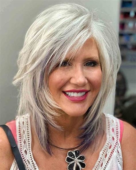 41 Youthful Medium Length Hairstyles For Women Over 50 Page 2 Of 39