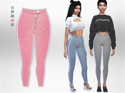 The Sims Resource Luna Leggings By Puresim • Sims 4 Downloads