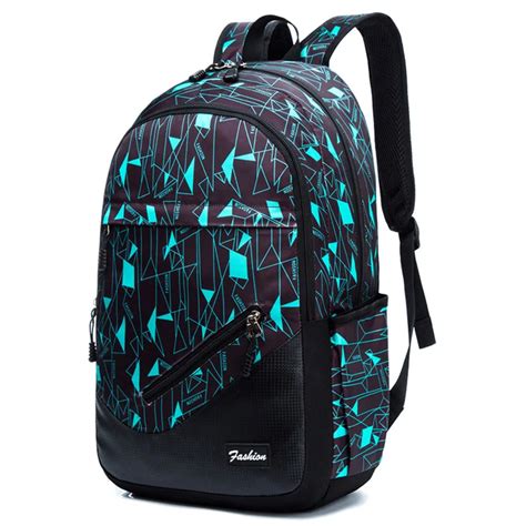 Print School Bags Waterproof Large Backpack For Teenage Bagpack High