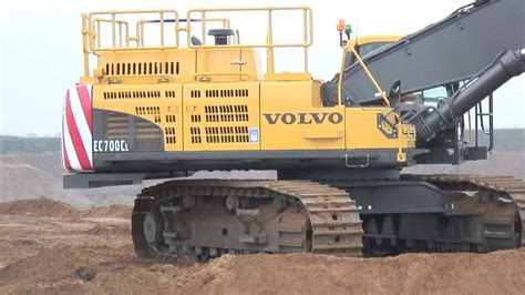 Volvo Ec700c Crawler Excavator Breedon Aggregates Digger Youtube