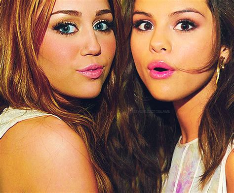 Disney Miley Cyrus Selena Gomez Image 405479 On