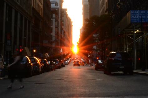 Manhattanhenge Sunset From 33rd Street Slgckgc Flickr
