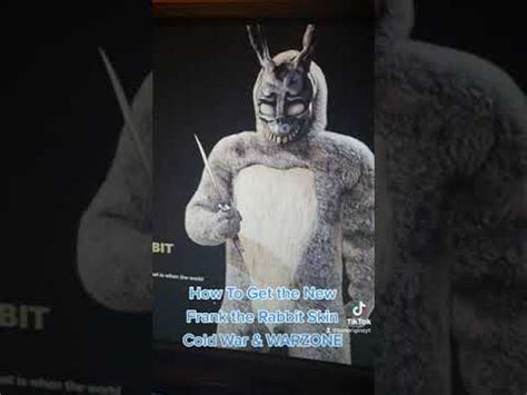 How To Get Frank The Rabbit From Donnie Darko In Warzone And Cold War Youtube