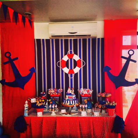 Nautical Sailor Themed Fiesta Baby Shower Baby Shower Parties Baby