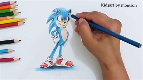 Sonic The Hedgehog How To Draw Sonic The Hedgehog Step By Step Youtube