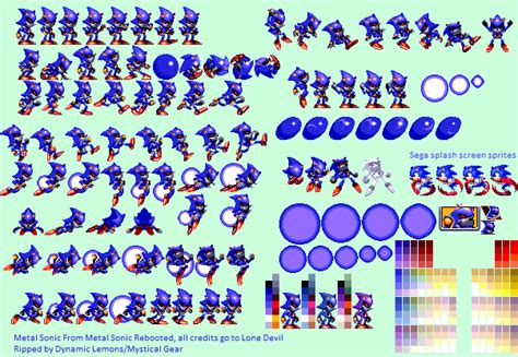 Metal Sonic Sprites Sheet By Sonic8546 On Deviantart