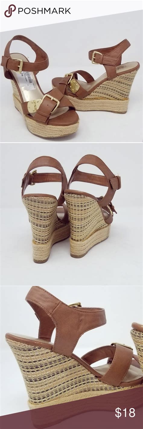 Brown Espadrille Wedge Sandals Size 6 Espadrilles Wedges Brown