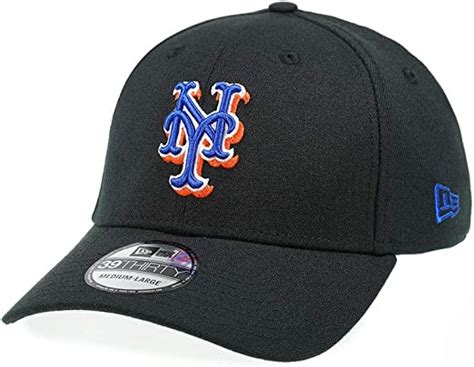 New Era New York Mets All About Black Edition 39thirty Stretch Cap Mlb