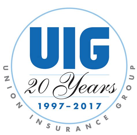 Uig 20th Anniversary Logo Union Insurance Group