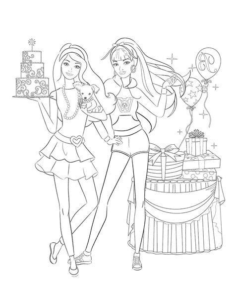 Barbie Coloring Pages Birthday Coloring Pages Princess Coloring Pages Porn Sex Picture
