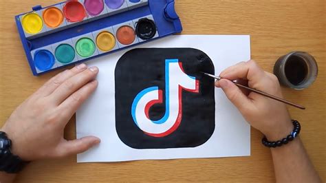 how to draw a tik tok logo part 1 come disegnare il images