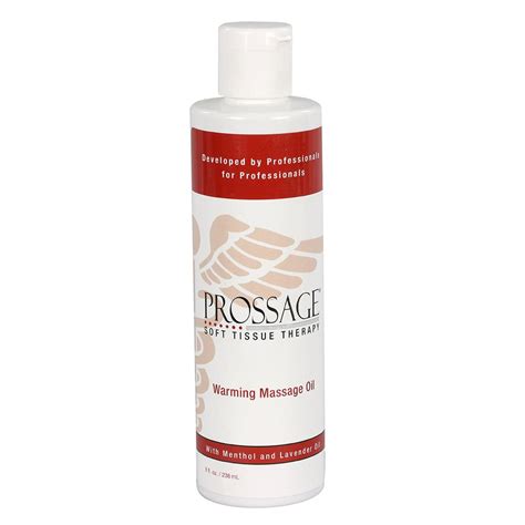 prossage® heat warming massage oil 8 fl oz bottle