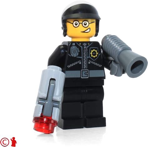 The Lego Movie Minifigure Good Cop Bad Cop Two Faces