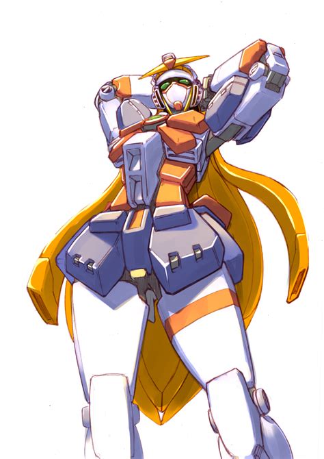 Larc Nobel Gundam G Gundam Gundam Bad Id Bad Pixiv Id Highres 1990s Style Arms