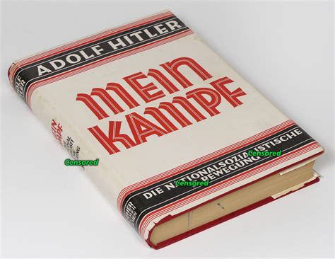 Foreward from landsberg am lech, fortress prison. Mein Kampf 1st First Edition 1927 Original German Vol. 2 ...