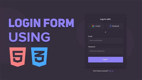 Html And Css Login Form Tutorial Designs From Uidesigndaily Youtube