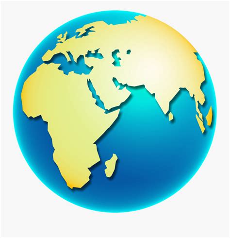 Globe Earth World Map Clip Art Africa On Globe Cartoon Free