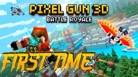 My First Time Playing Pixel Gun 3d Fps Shooter And Battle Royale Youtube