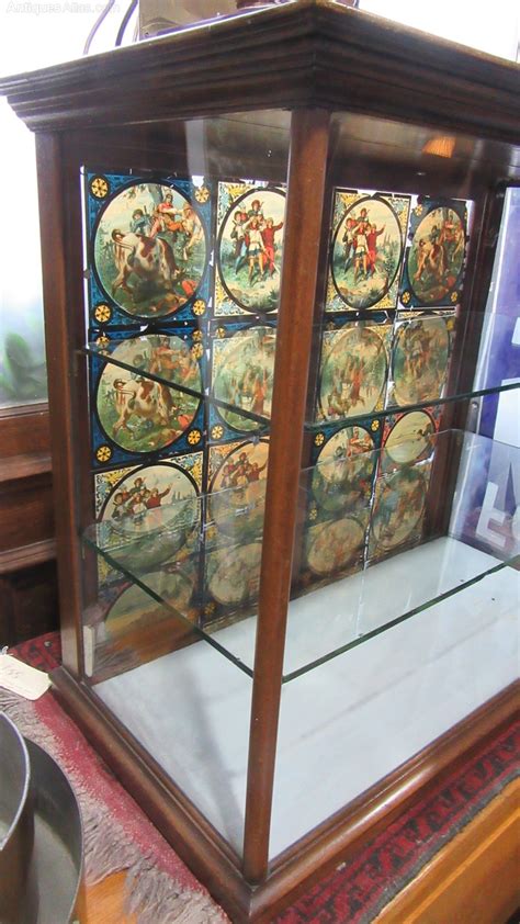 Glass cabinets offer a seamless display that can blend in with any environment for all round viewing with the protection from dust, dirt and curious fingers. Decorative Antique Shop Display Cabinet - Antiques Atlas