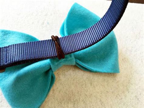 Diy Collar Bows And Bow Ties For Dogs Dogaccessories Diy Dog Collar