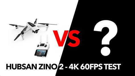 hubsan zino 2 vs tajemniczy dron test 4k 60fps youtube