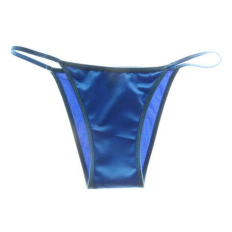 Cheeky String Bikini With Flat Front Mens Underwear 4 Colors Ebay
