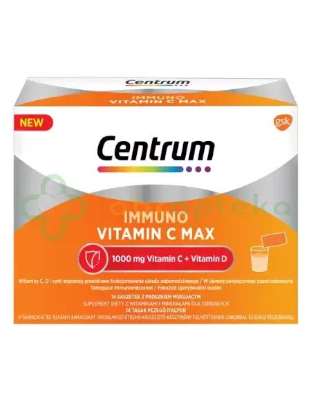 Centrum Immuno Vitamin C Max Proszek Saszetek W Apteka