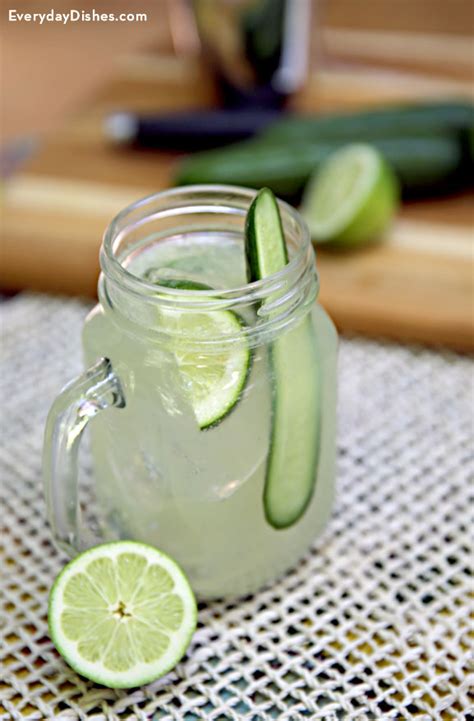 Refreshing Cucumber Limeade Cocktail Recipe With Mint