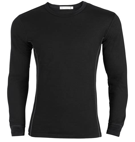 Sunspel Merino Wool Long Sleeve T Shirt In Black For Men Lyst