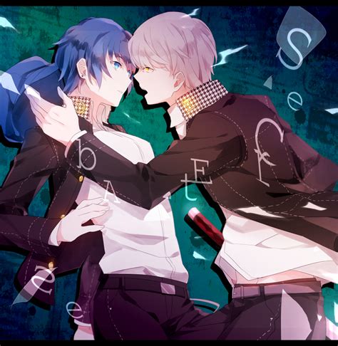 Narukami Yuu And Shirogane Naoto Persona And 1 More Drawn By Yayata