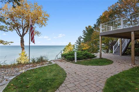 Spectacular Lake Michigan Home With Sandy Beach Michigan Luxury Homes