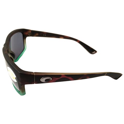 costa del mar cut sunglasses matte tortuga fade frame polarized gray 580p lens